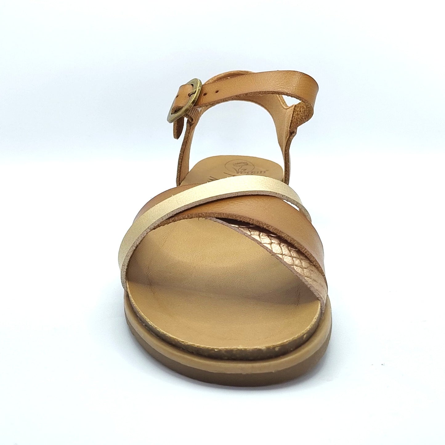 Blowfish Malibu Monti B Women's Vegan Ankle Buckle Flat Sandal Honey Bee