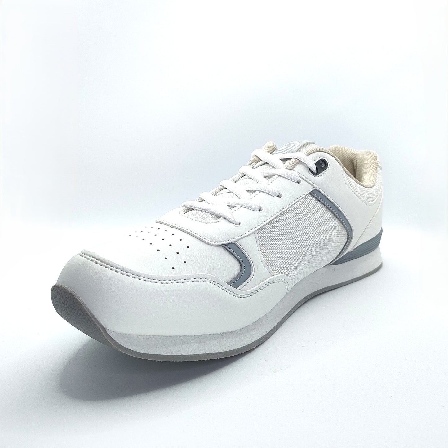 DEK Jack Men's Lace Up Trainer Style Bowling Shoe White