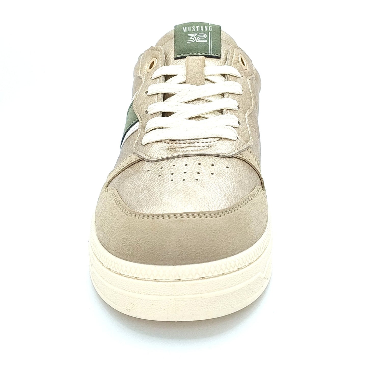 Mustang Cheyenne 1510-301-699 Women's Lace Up Padded Lightweight Fashion Trainer Gold