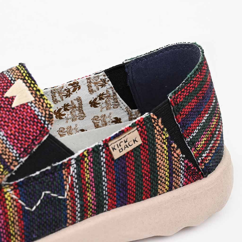 KickBack Couch 2.0 Woven Men's Lightweight Canvas Slip On Shoe Hacky Sack Black