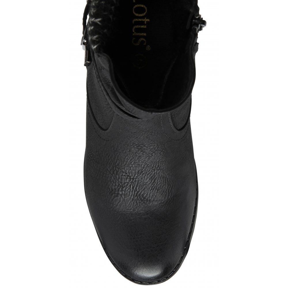 Lotus Jodie Women's Heeled Ankle Boot Black