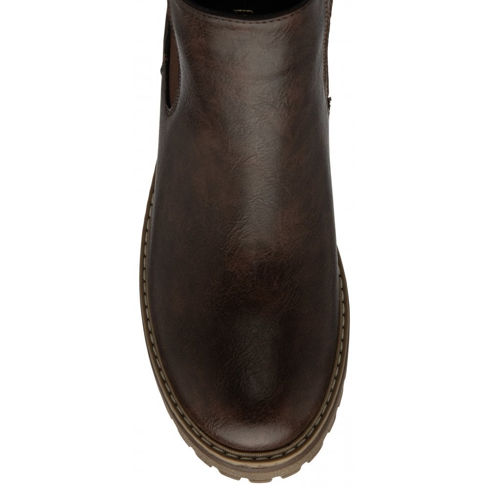 Lotus Lottie Women's Zip Up Gusset Ankle Boot Brown