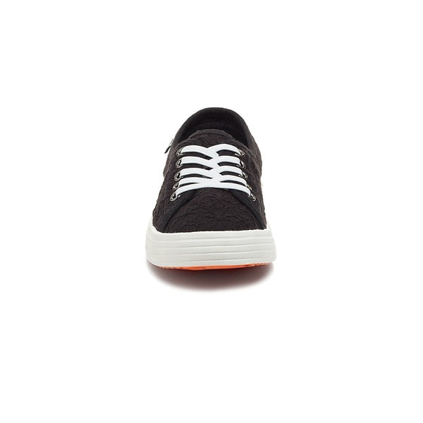 Rocket Dog Chow Chow Elsie Eyelet Women's Slip On Low Profile Pump Trainer Black