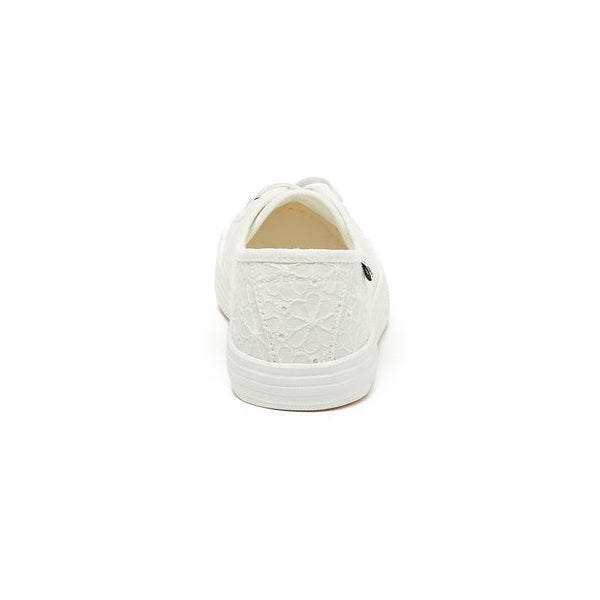 Rocket Dog Chow Chow Elsie Eyelet Women's Slip On Low Profile Pump Trainer White