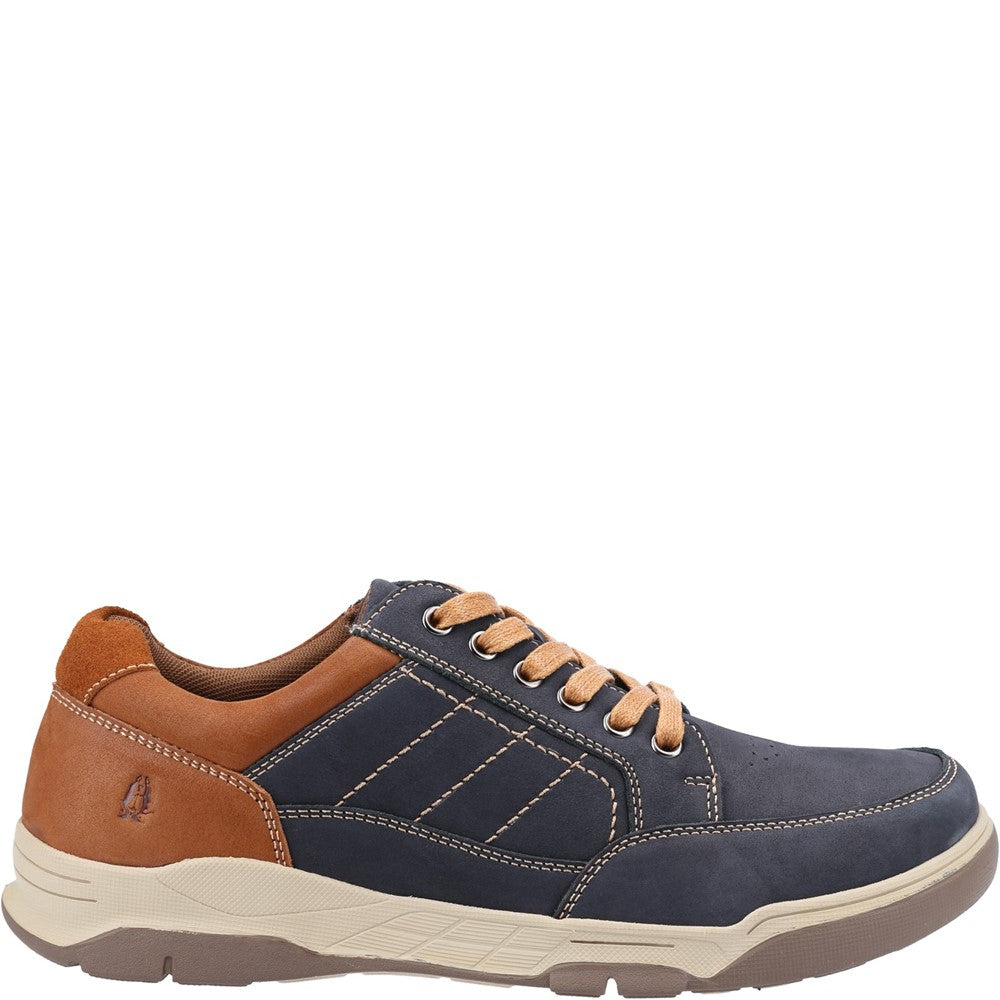 Hush Puppies Finley Men's Casual Leather Lace Up Shoe Navy
