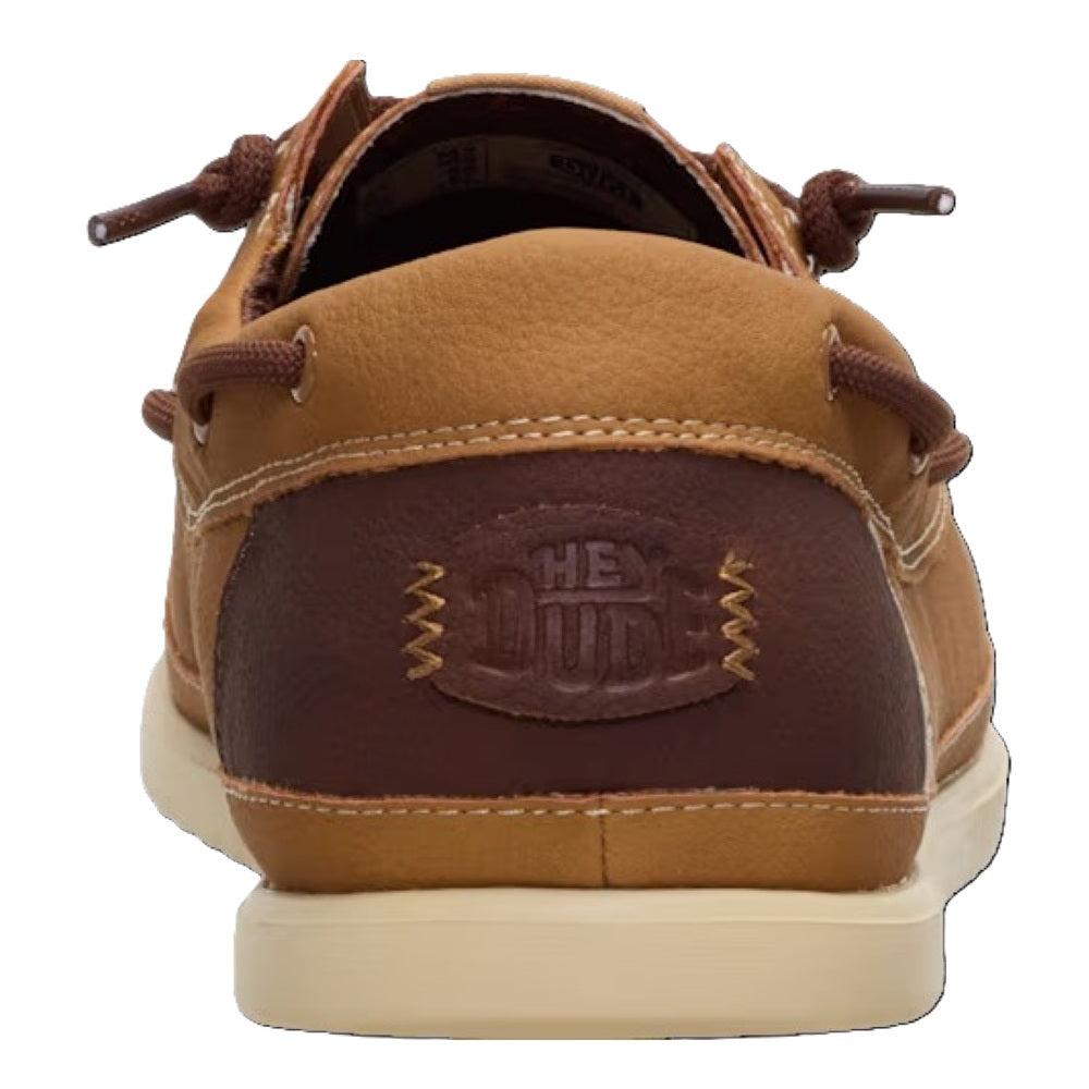 Hey Dude Harbor Lo Classic Men's Slip On Casual Boat Shoe Bone Brown / Multi
