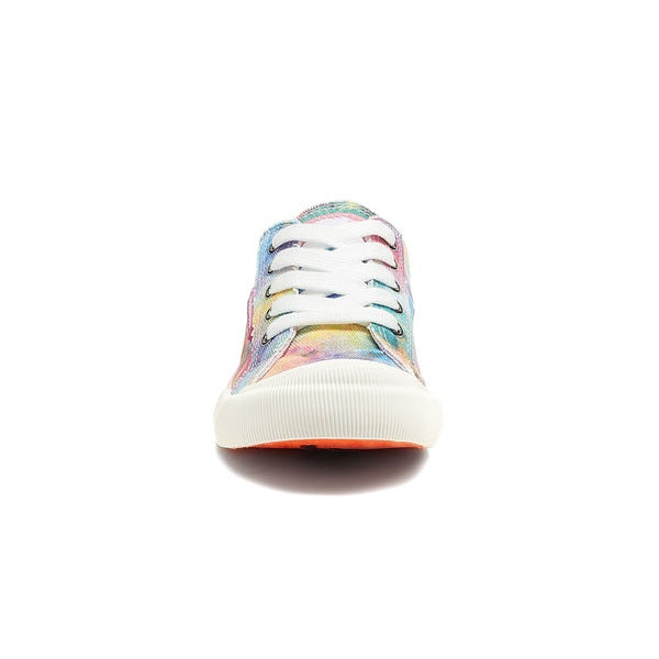 Rocket Dog Jazzin Candy Women's Lace Up Canvas Trainer Tie Dye