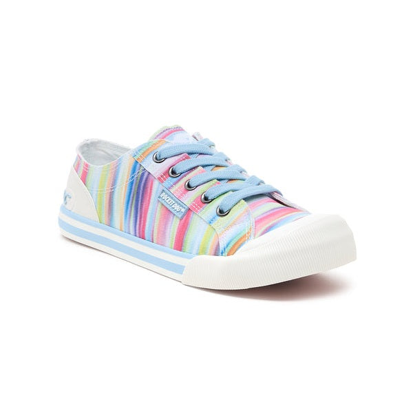 Rocket Dog Jazzin Dens Women's Lace Up Canvas Trainer Rainbow