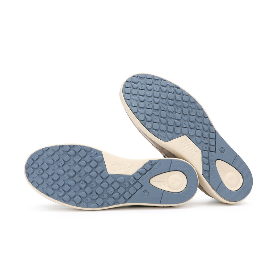 Walk In Pitas Maui Flax Men's Lightweight Boat Shoe Beige