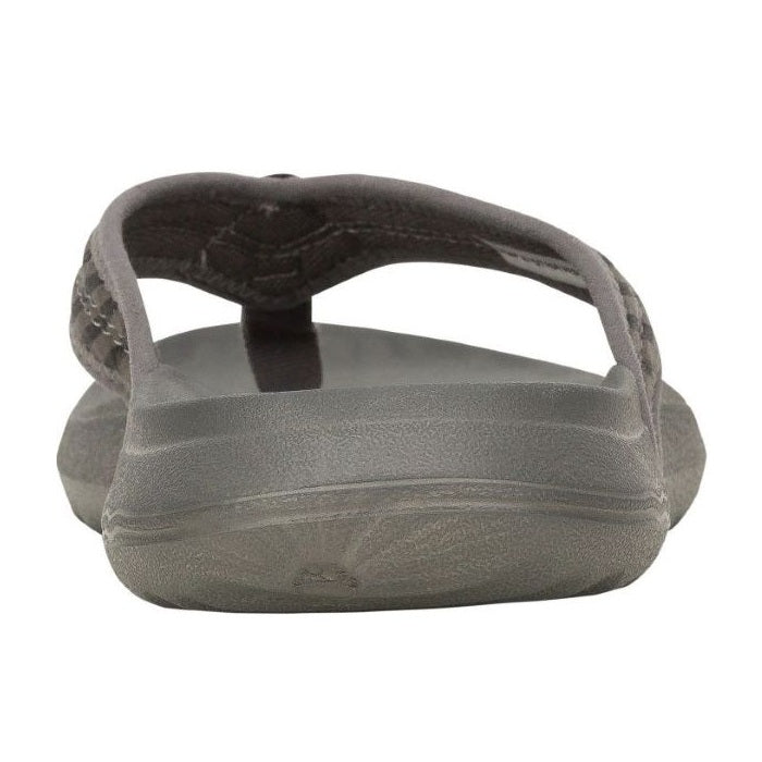 Hey Dude Myers Flip Men's Lightweight Toe Post Flip Flop Black / Granite Grey