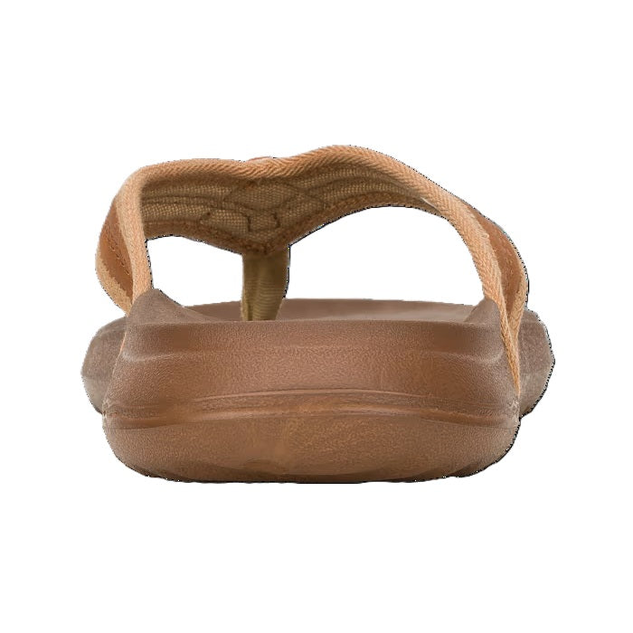 Hey Dude Myers Flip Men's Lightweight Toe Post Flip Flop Lion Orange / Downtown Brown