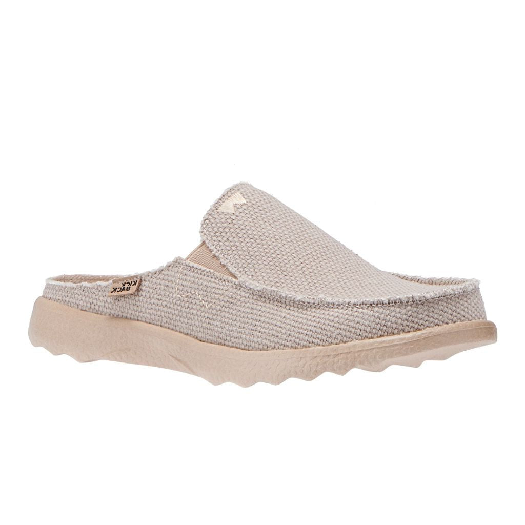 KickBack Chaise 2.0 Men's Lightweight Canvas Slip On Shoe Off White