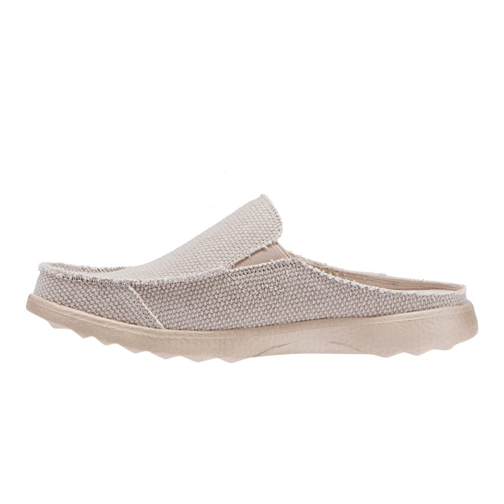 KickBack Chaise 2.0 Men's Lightweight Canvas Slip On Shoe Off White