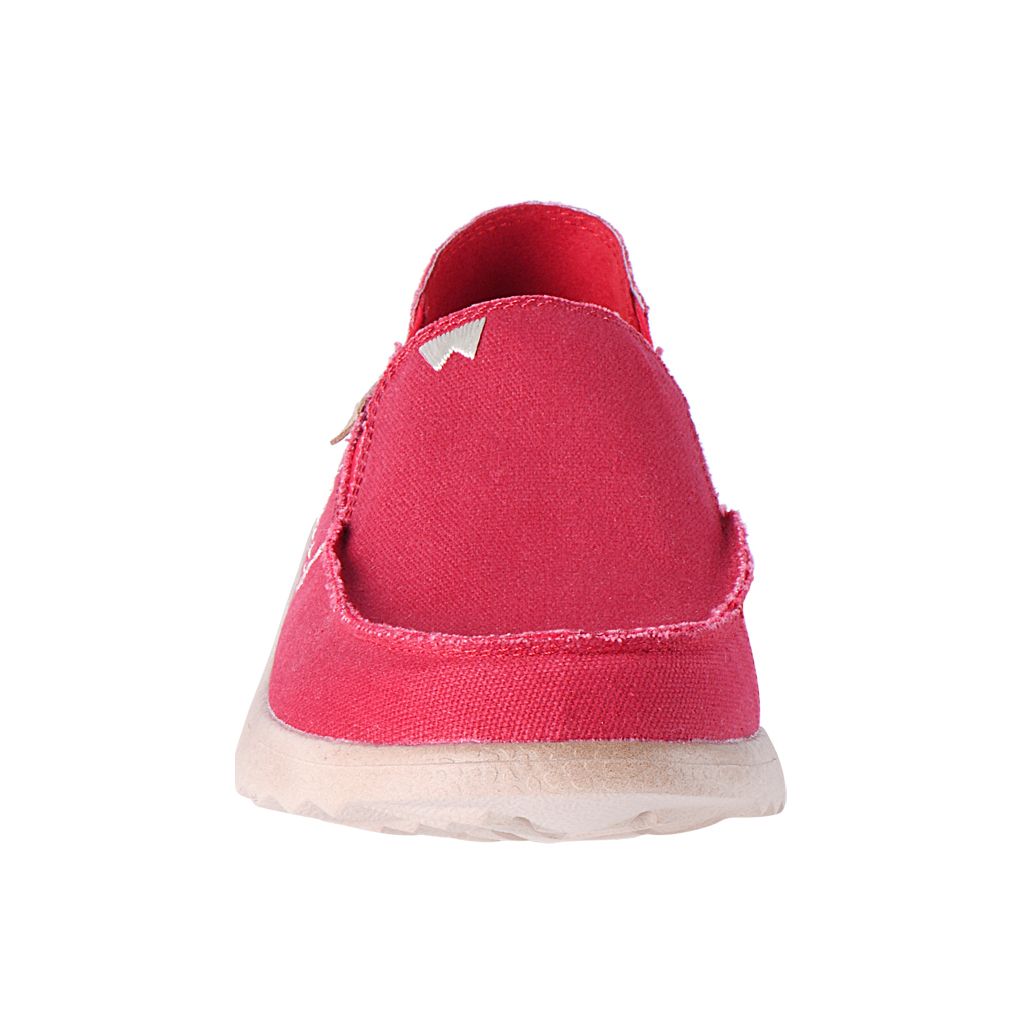 KickBack Couch 2.0 Men's Lightweight Canvas Slip On Shoe Red
