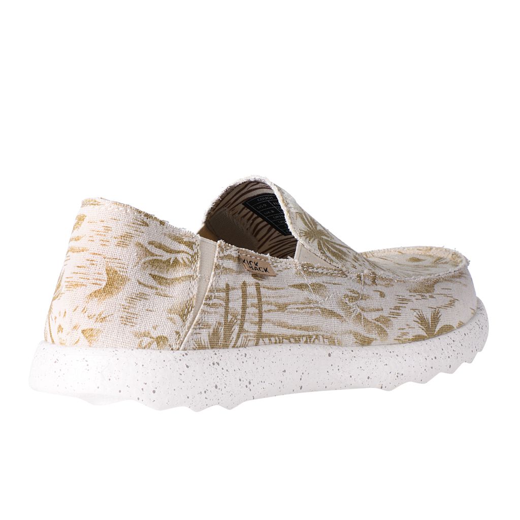 KickBack Couch 2.0 Men's Lightweight Canvas Slip On Shoe Brown Beach