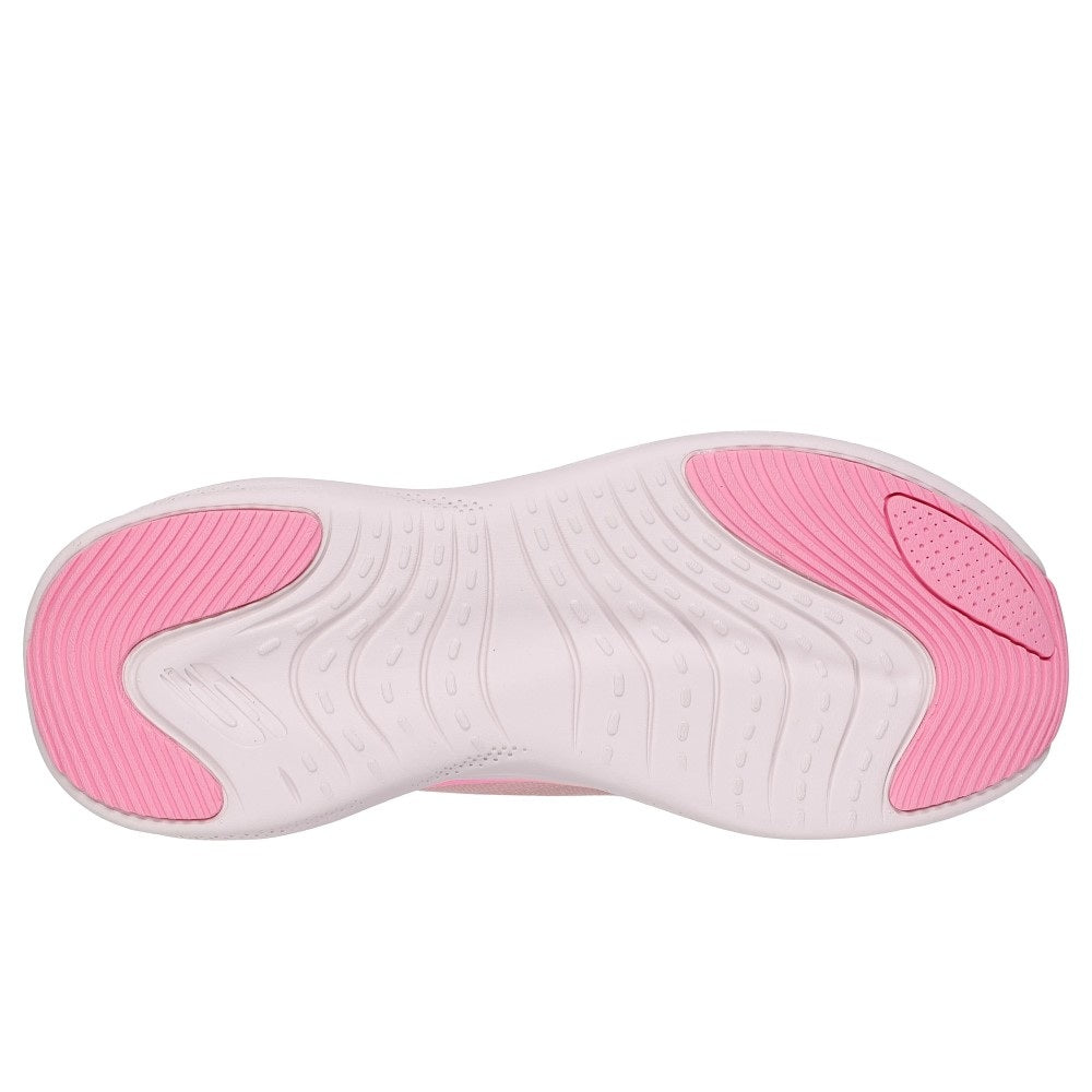 Skechers Skech Cloud Perfectly Plush Women's Slip-In Elasticated Lace Trainer Mauve/Multi