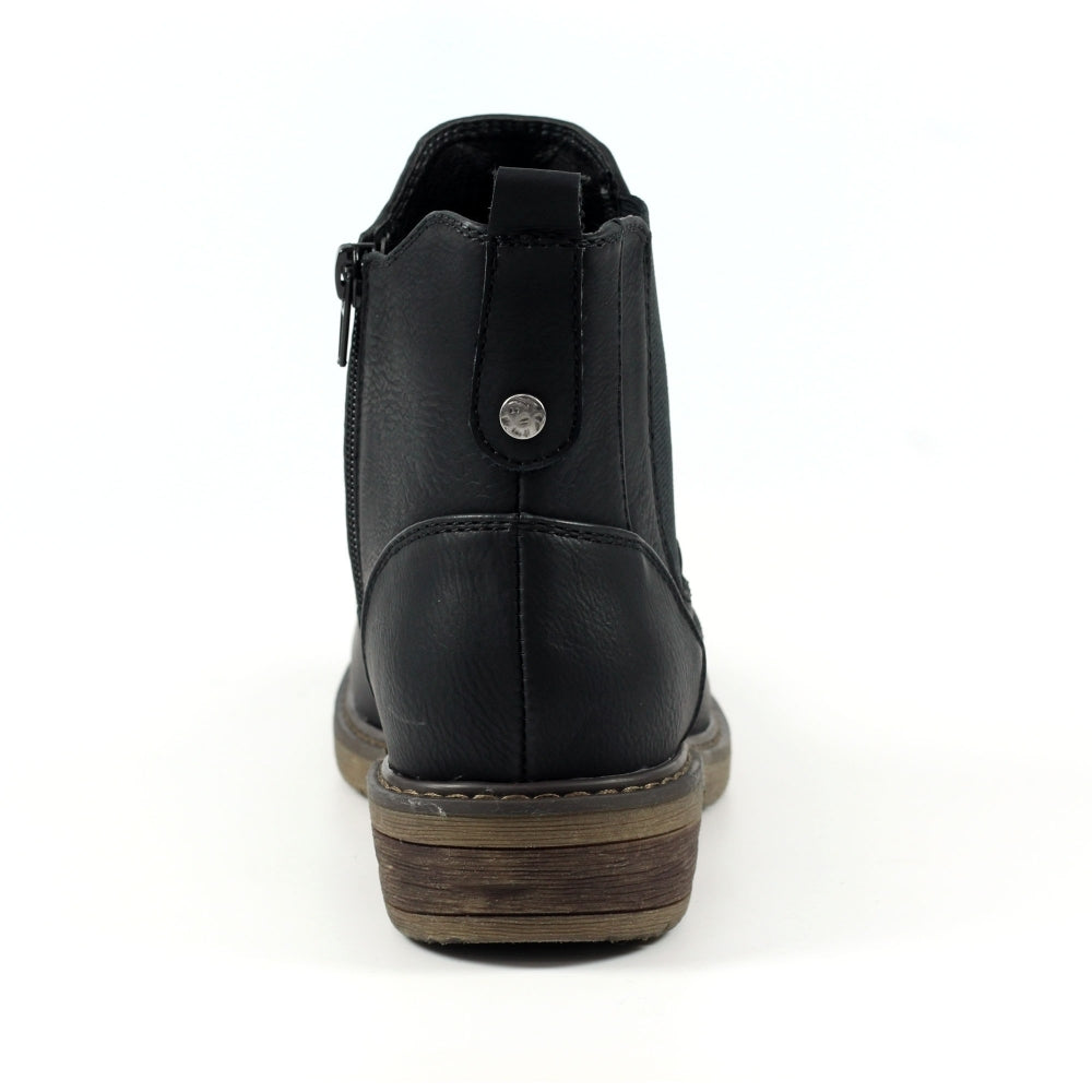 Lunar Roxie II Women's Zip Up Chelsea Ankle Boot Black