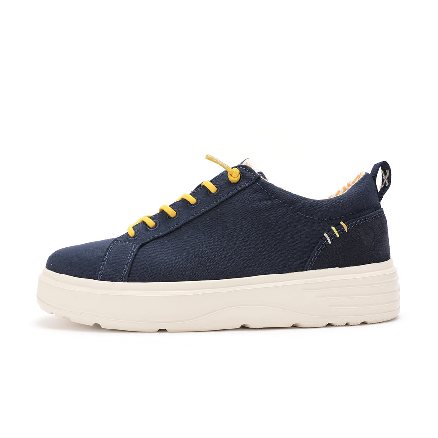 Walk In Pitas Sitges Women's Lightweight Platform Trainer Marino