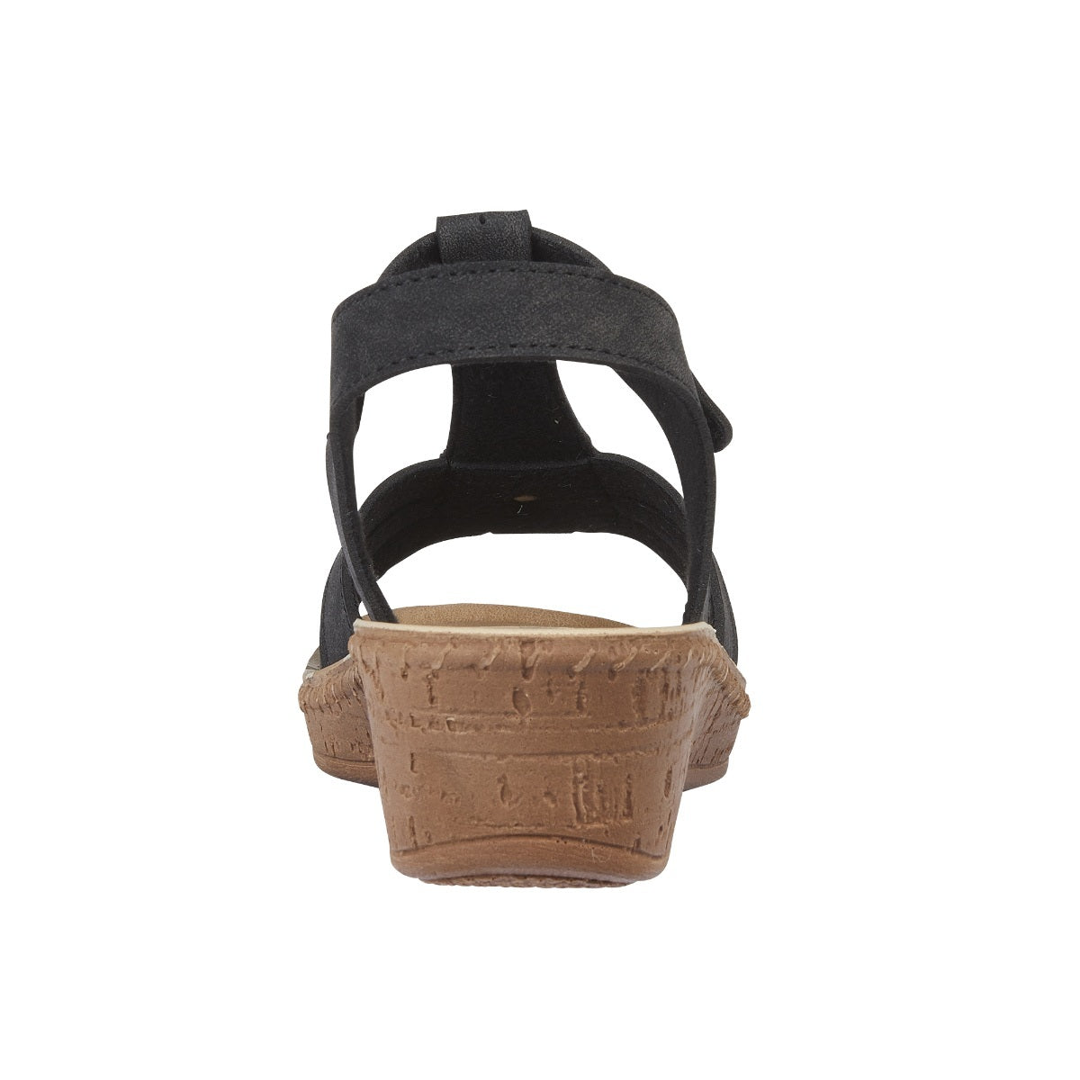 Jo & Joe St Kitts Women's Touch Fastening Slingback Sandal Black