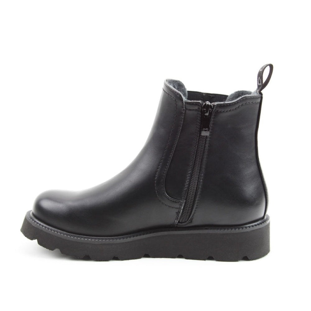 Heavenly Feet Triton Women's Lightweight Zip up Chelsea Boot Black