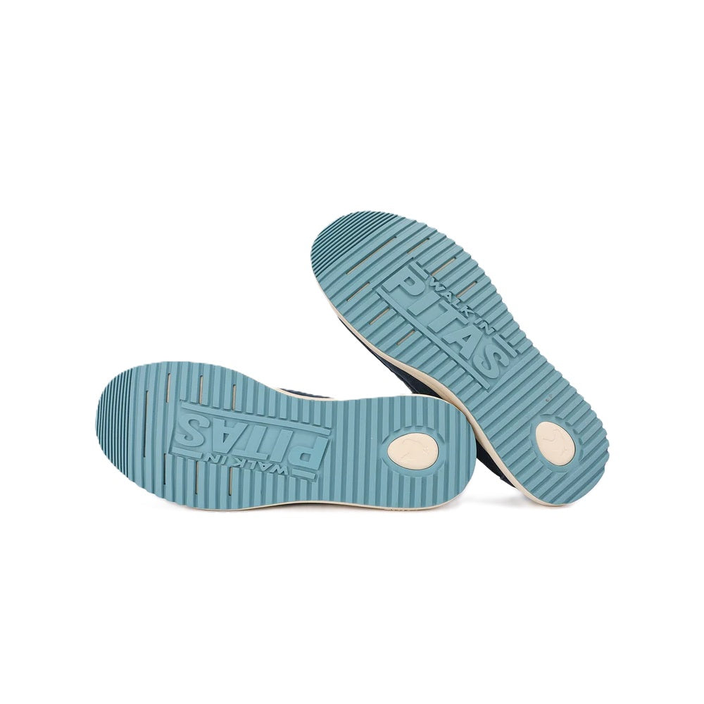 Walk In Pitas Tulum Men's Lightweight Slip On Boat Shoe Marino