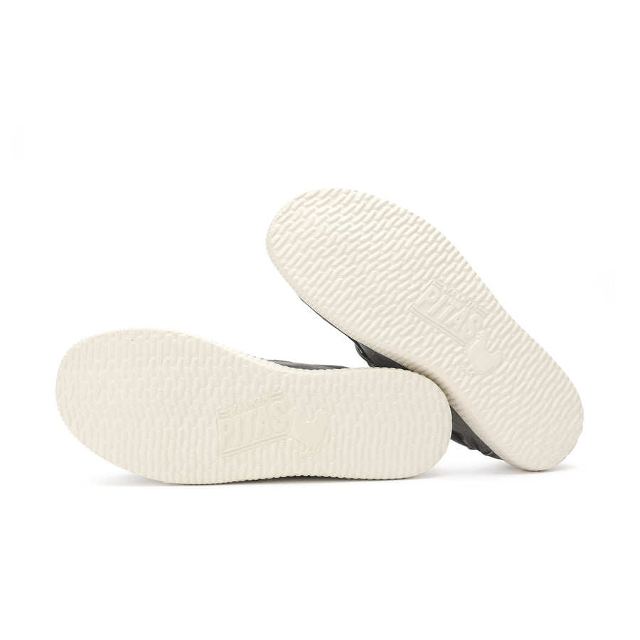 Walk In Pitas Wallabi Washed Men's Lightweight Wally Slip On Canvas Shoe Gris