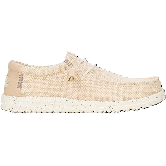 Hey Dude Wally Sox Men's Slip On Casual Shoe Irish Cream / Egret