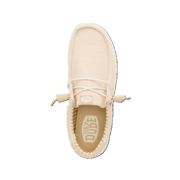 Hey Dude Wally Sox Men's Slip On Casual Shoe Irish Cream / Egret