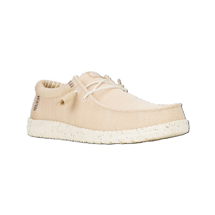 Hey Dude Wally Sox Men's Slip On Casual Shoe Irish Cream / Egret