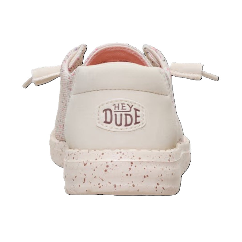 Hey Dude Wendy Stretch Speckle Women's Slip On Casual Shoe Taupe / Multi