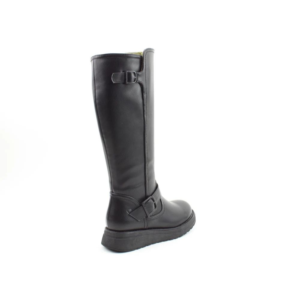 Heavenly Feet Rubymae2 Women's Zip Up Tall Calf Boot Black