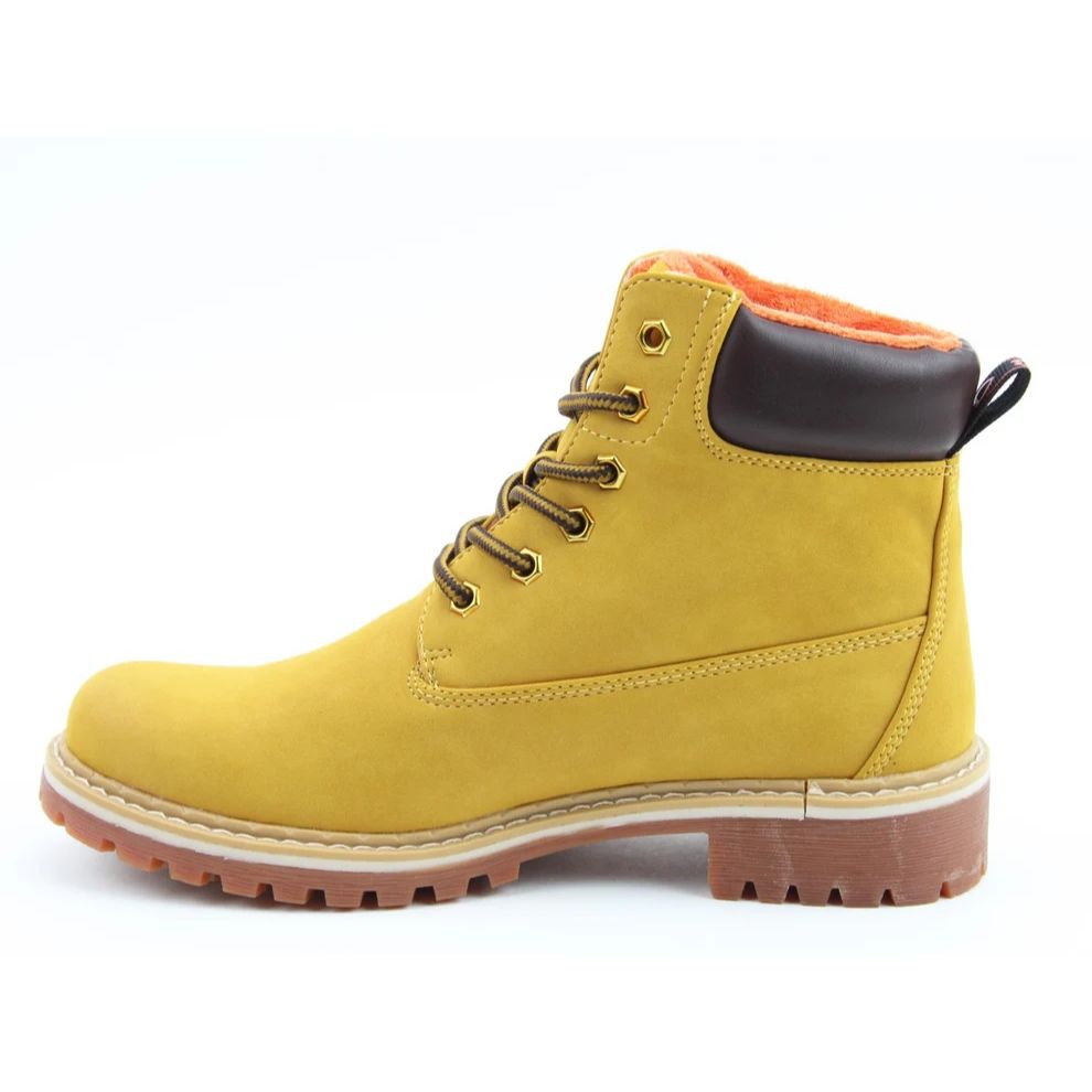 Heavenly Feet Gina Women's Lace Up Ankle Boot Mustard