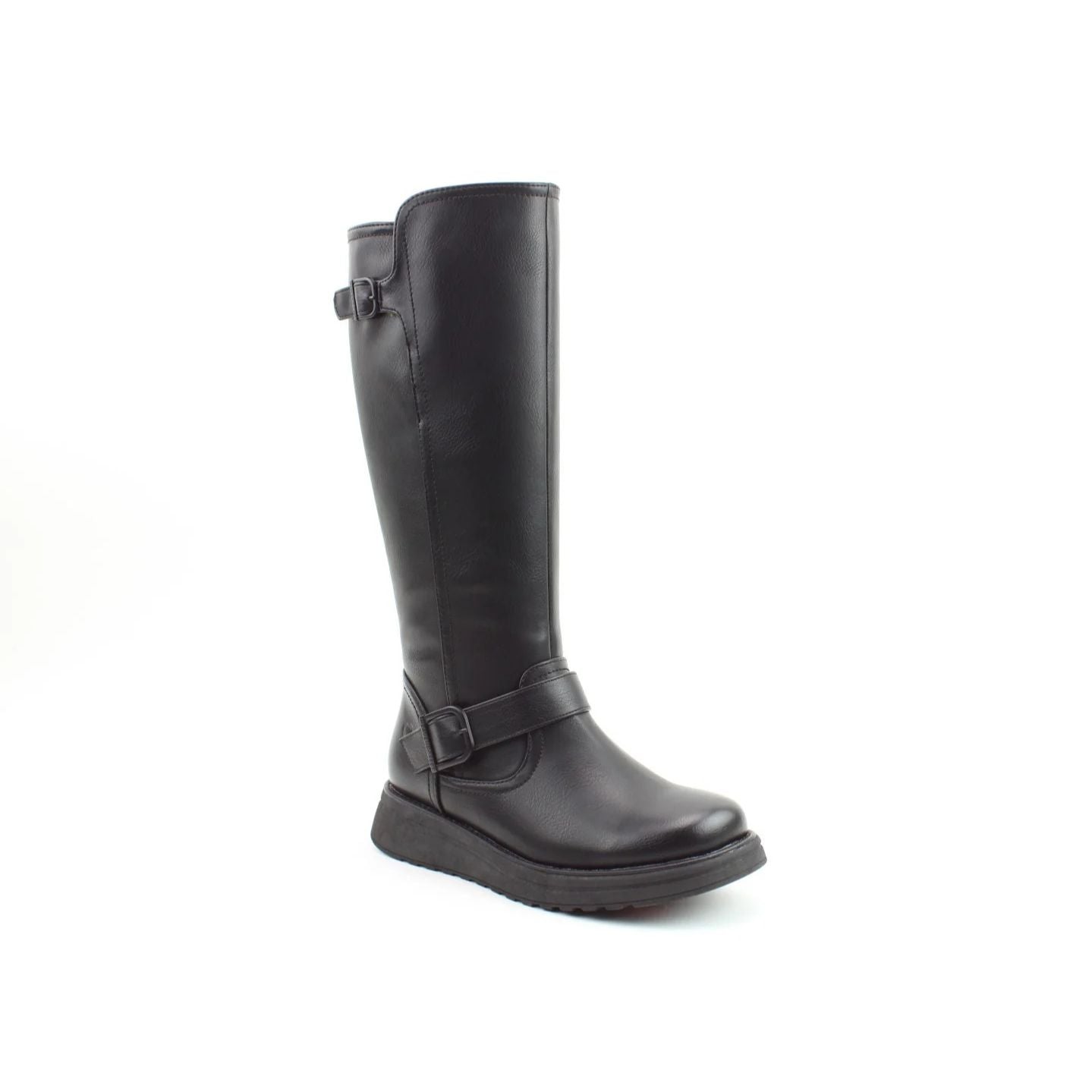 Heavenly Feet Rubymae2 Women's Zip Up Tall Calf Boot Black