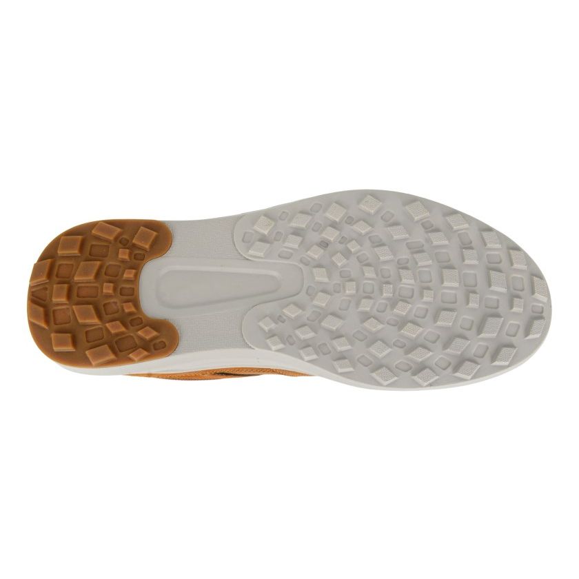 Route 21 Men's Leather 6 Eye Lace/Zip Up Casual Leisure Shoe Tan