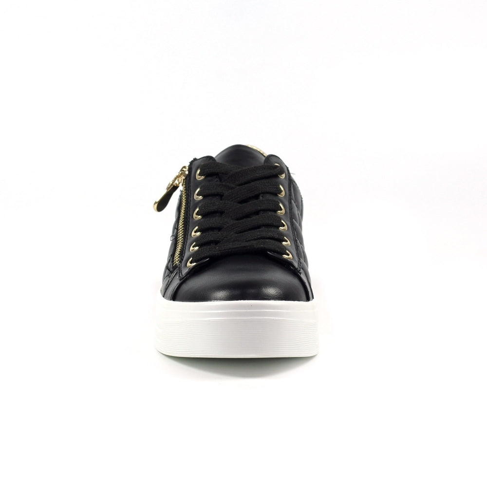 Lunar Xenon Women's Lace Up / Zip Up Platform Trainer Black