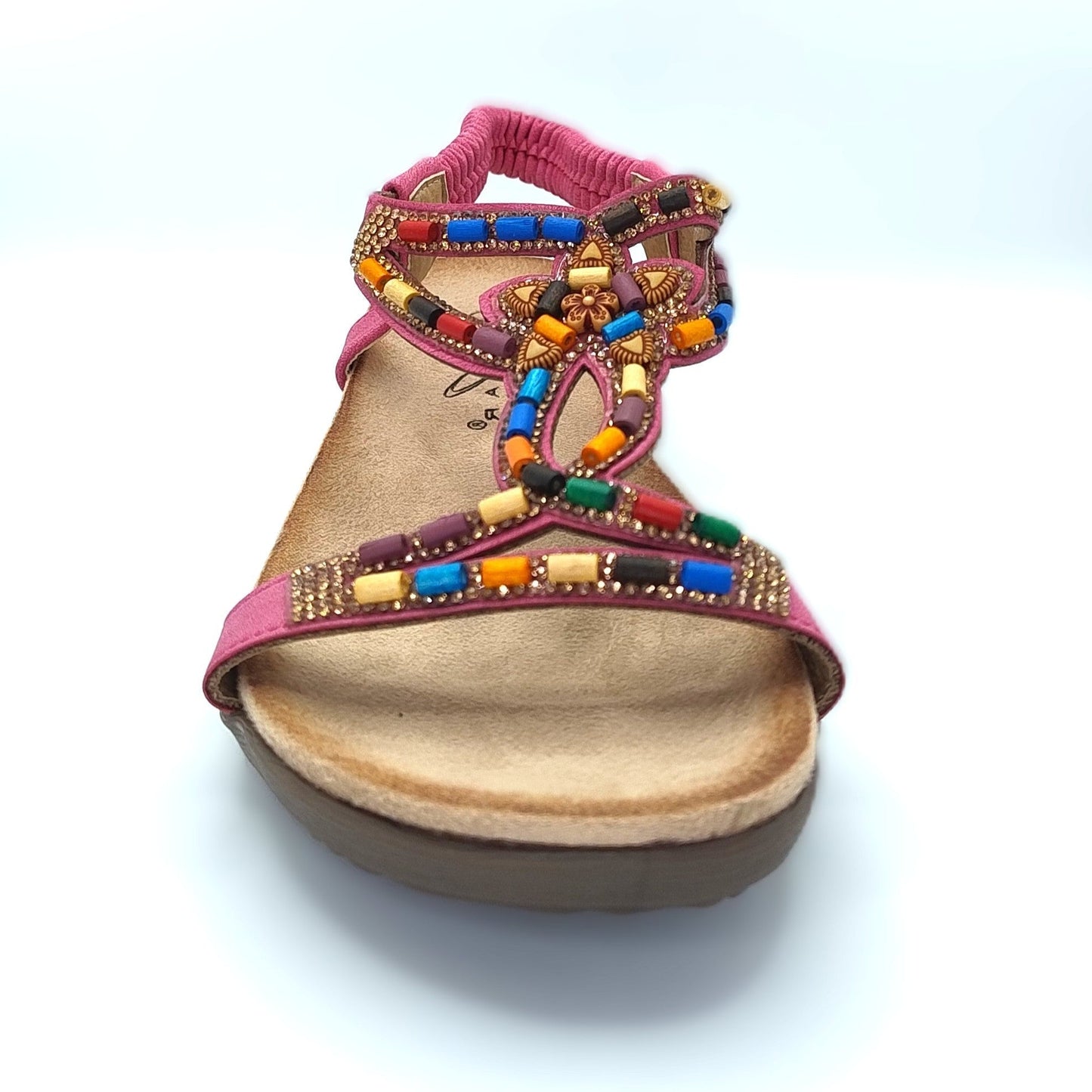 Lunar Mariella Women's Beaded Sandal Pink