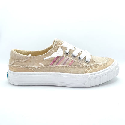 Blowfish Malibu Alex Women's Slip On Canvas Pump Trainer Sand Dollar