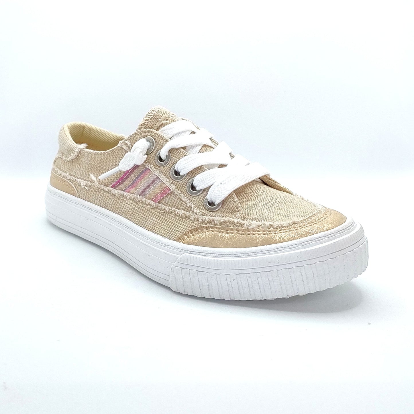 Blowfish Malibu Alex Women's Slip On Canvas Pump Trainer Sand Dollar