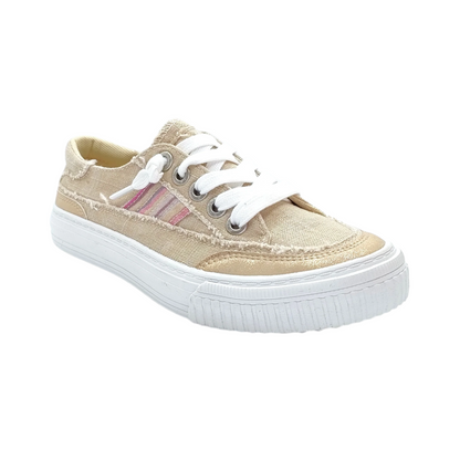 Blowfish Malibu Alex Women's Slip On Canvas Pump Trainer Sand Dollar