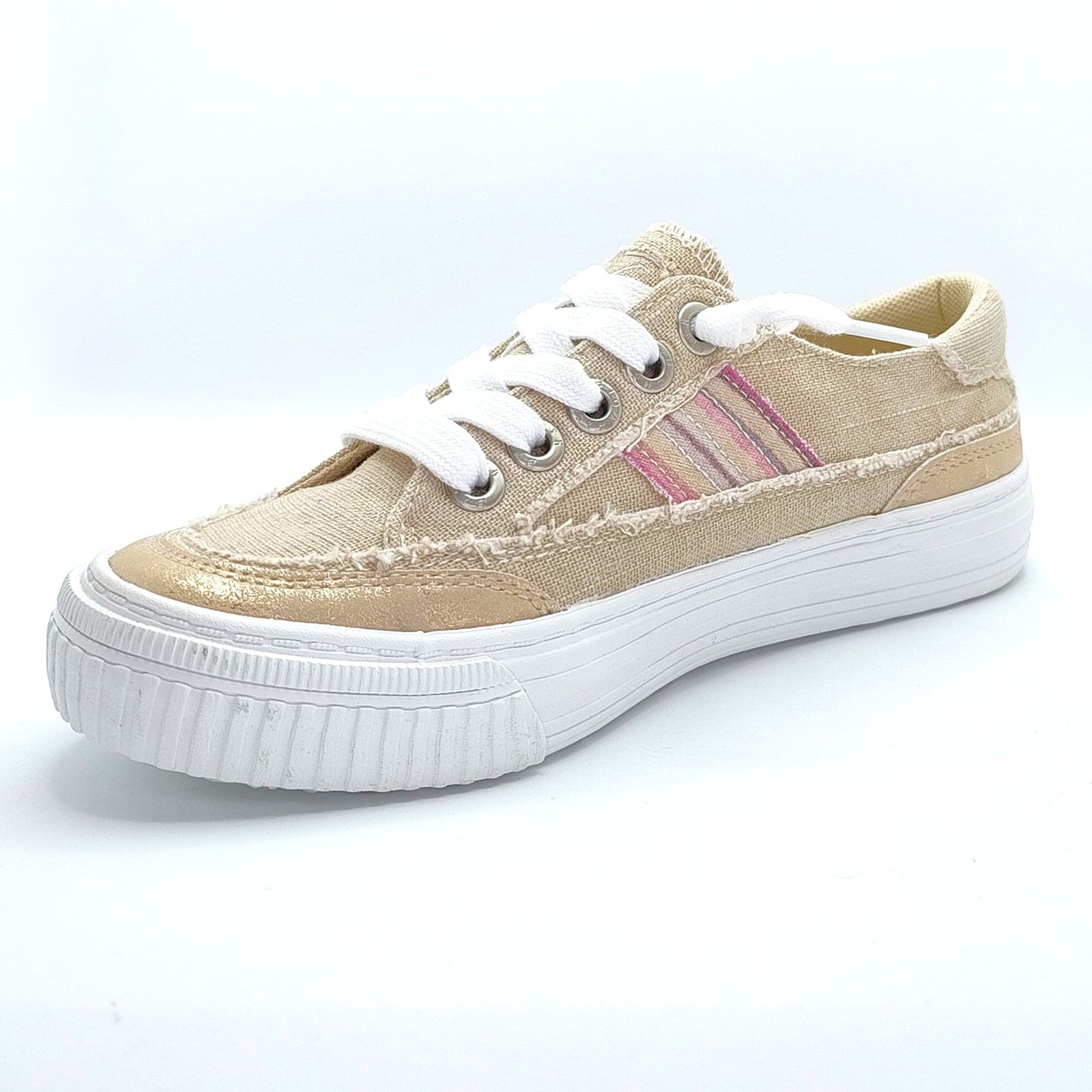 Blowfish Malibu Alex Women's Slip On Canvas Pump Trainer Sand Dollar