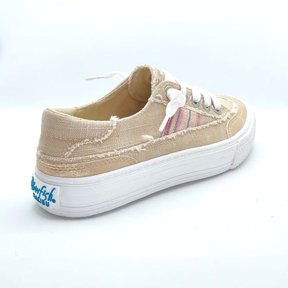 Blowfish Malibu Alex Women's Slip On Canvas Pump Trainer Sand Dollar