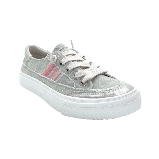 Blowfish Malibu Alex Women's Slip On Canvas Pump Trainer Grey Microchip