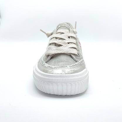 Blowfish Malibu Alex Women's Slip On Canvas Pump Trainer Grey Microchip