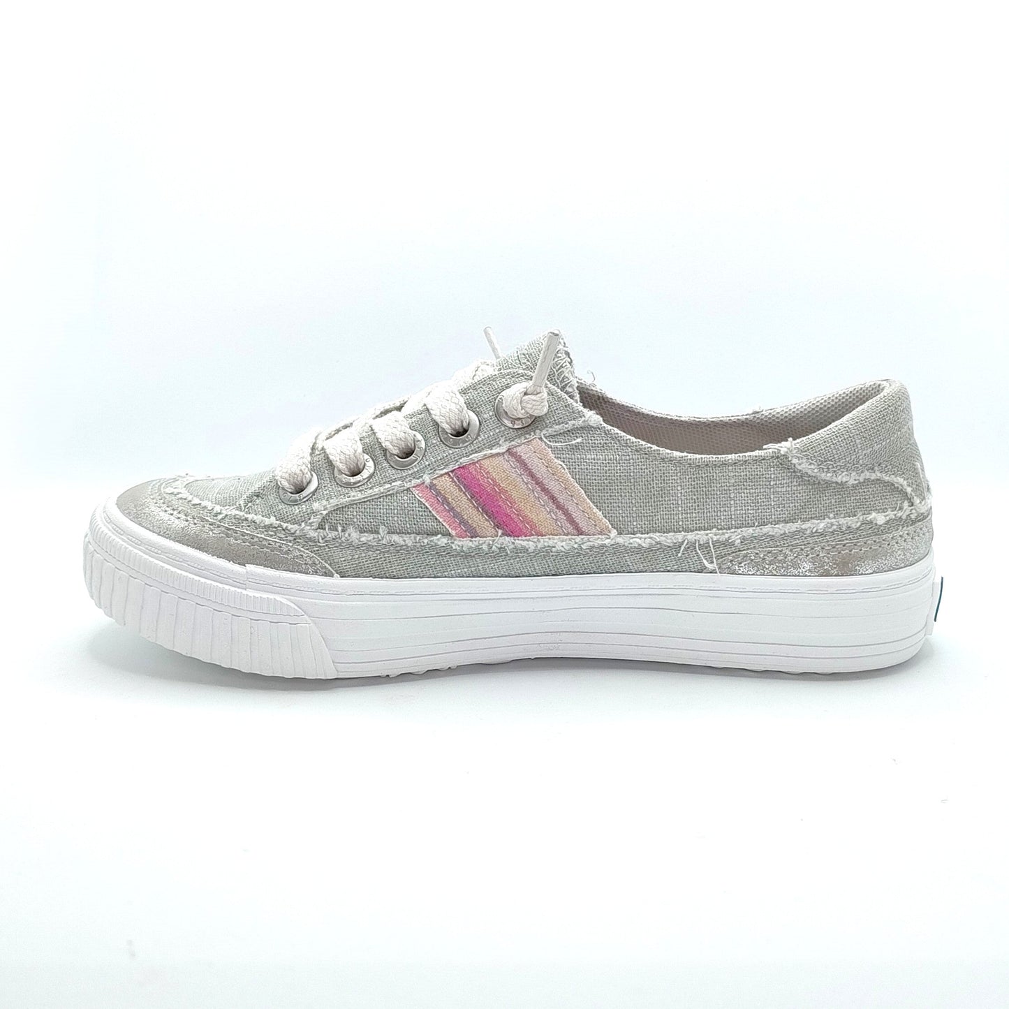 Blowfish Malibu Alex Women's Slip On Canvas Pump Trainer Grey Microchip