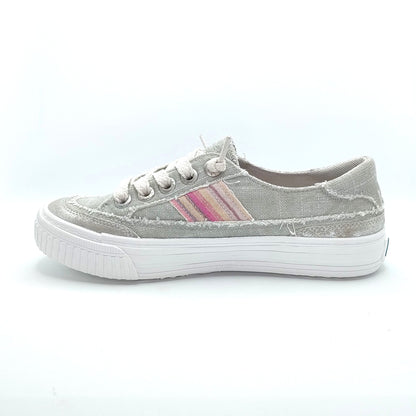 Blowfish Malibu Alex Women's Slip On Canvas Pump Trainer Grey Microchip