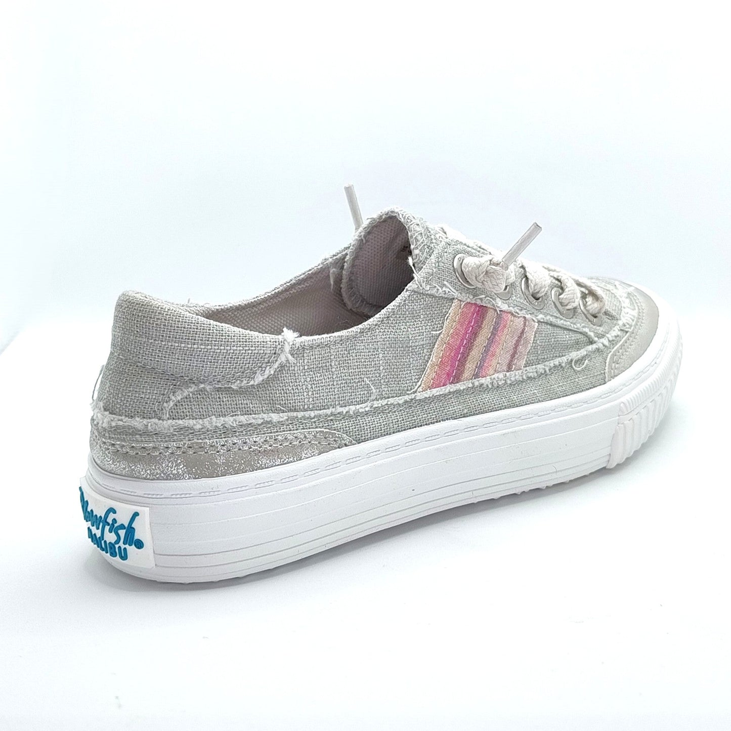 Blowfish Malibu Alex Women's Slip On Canvas Pump Trainer Grey Microchip