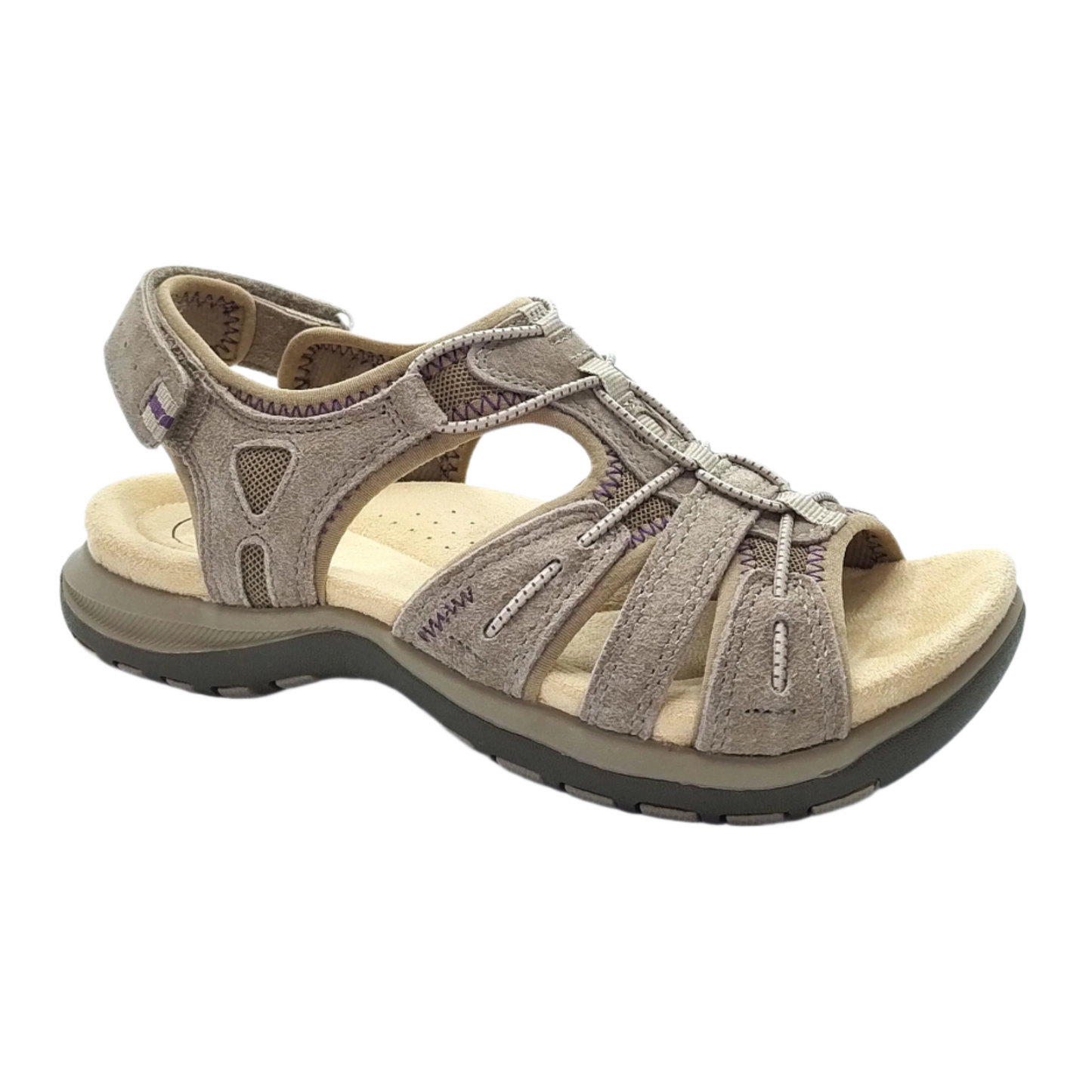 Free Spirit Fairmont 2 Women's Leather Open Toe Sandal New Khaki