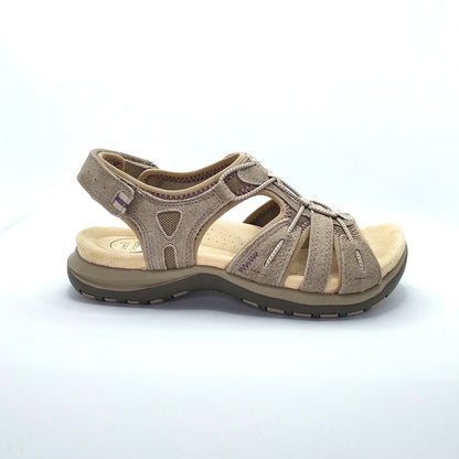 Free Spirit Fairmont 2 Women's Leather Open Toe Sandal New Khaki