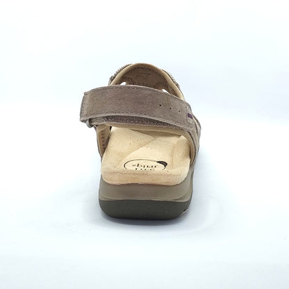 Free Spirit Fairmont 2 Women's Leather Open Toe Sandal New Khaki