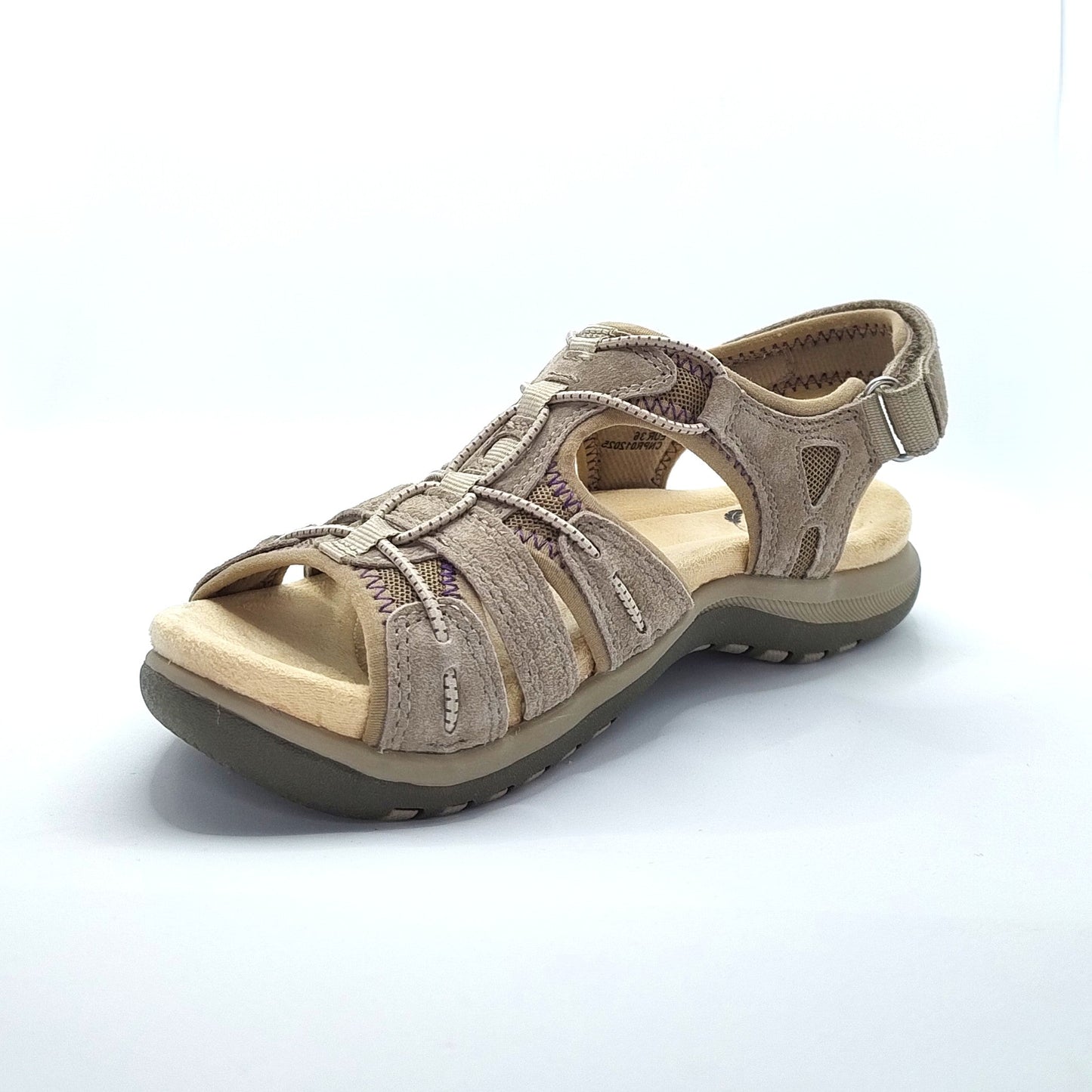Free Spirit Fairmont 2 Women's Leather Open Toe Sandal New Khaki